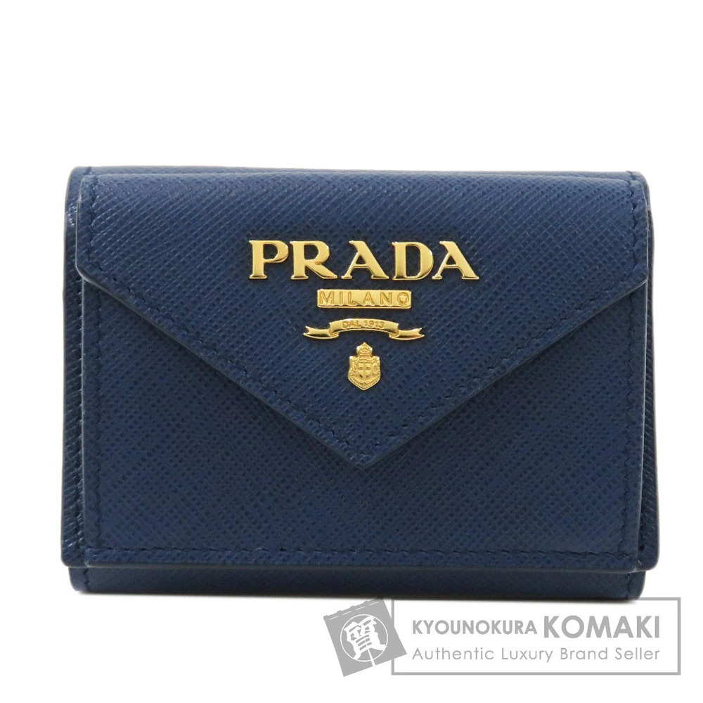 Prada Wallet Bi fold Wallet Leather